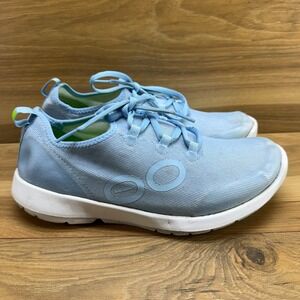 Oofos OOmg Sport LS Womens Sneakers 10 EU 41 Light Blue Slip On Walk Recovery